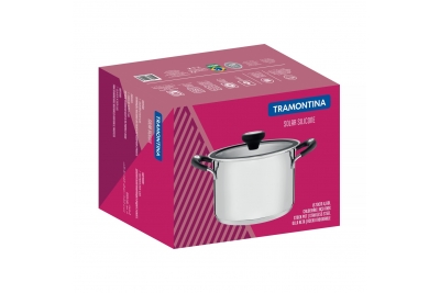 Tramontina Solar Silicone Кастрюля 4.6 л. (подходит для индукционных плит) 62125/203