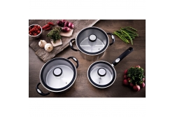 Tramontina Solar Silicone Кастрюля 4.6 л. (подходит для индукционных плит) 62125/203
